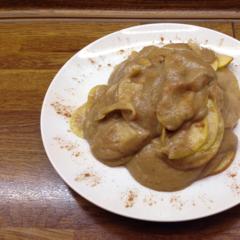 Alma banán datolya rétes