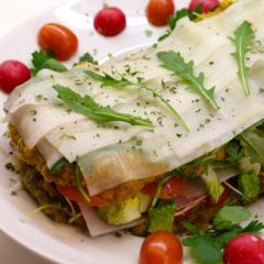Mangó - rukkola - "lasagna"