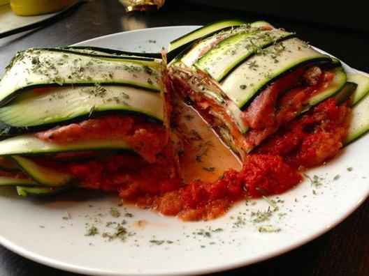 Nyers vegán "Lasagna"