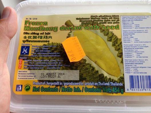 Durian (fagyasztottan ez alkalommal) ❤